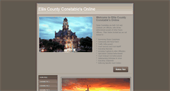 Desktop Screenshot of elliscountyconstable.com